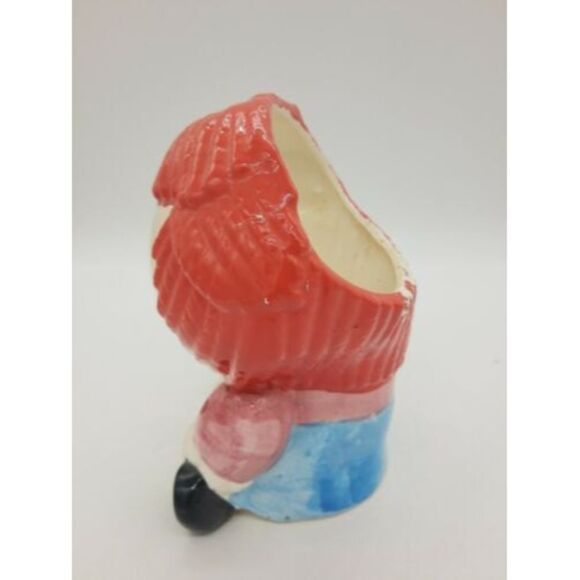 Lefton Vintage Raggedy Ann Doll Planter - Picture 5 of 9